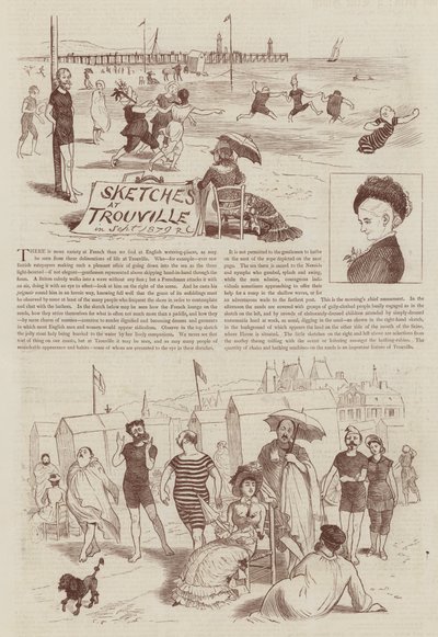 Skitser i Trouville af Randolph Caldecott